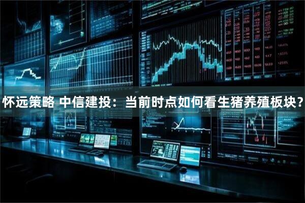 怀远策略 中信建投：当前时点如何看生猪养殖板块？