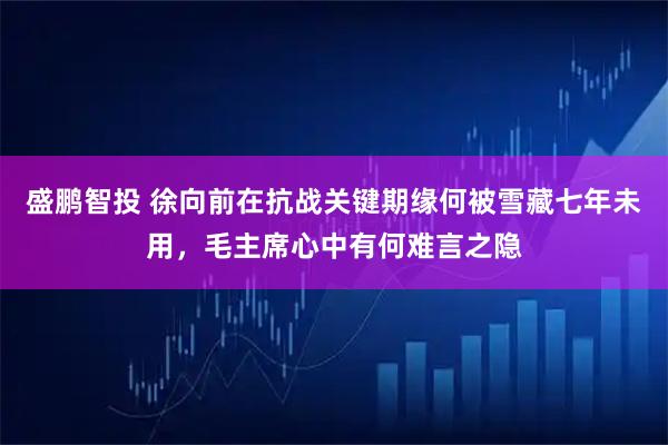 盛鹏智投 徐向前在抗战关键期缘何被雪藏七年未用，毛主席心中有何难言之隐