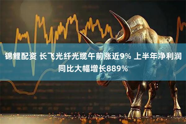 锦鲤配资 长飞光纤光缆午前涨近9% 上半年净利润同比大幅增长889%