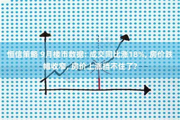 恒信策略 9月楼市数据: 成交同比涨18%, 房价跌幅收窄, 房价上涨挡不住了?